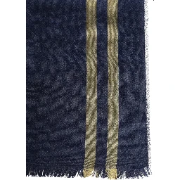 Blue Cashmere Neck Warmer Wrap Shawl Scarf