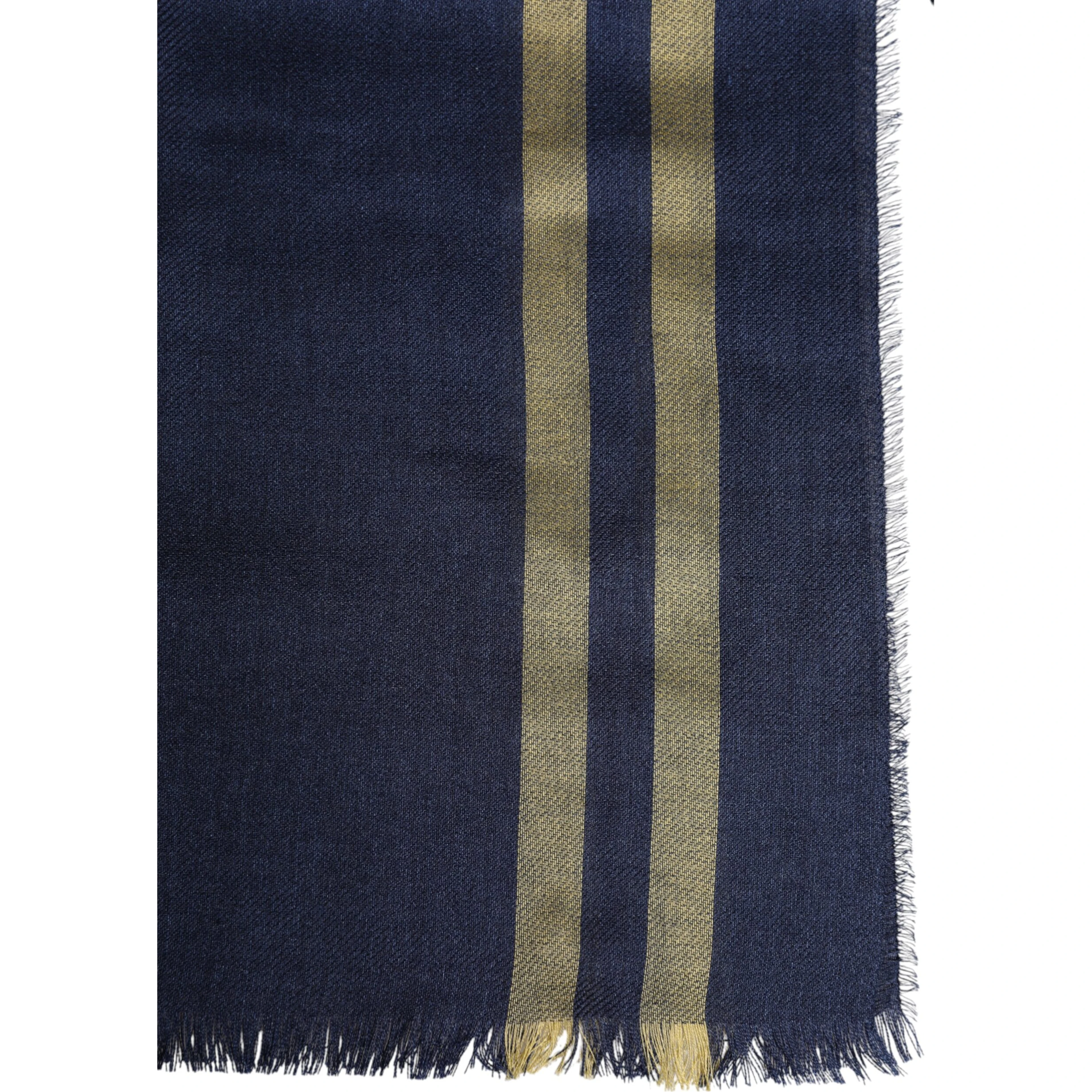 Blue Cashmere Neck Warmer Wrap Shawl Scarf