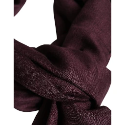 Maroon Cashmere Neck Warmer Wrap Shawl Scarf
