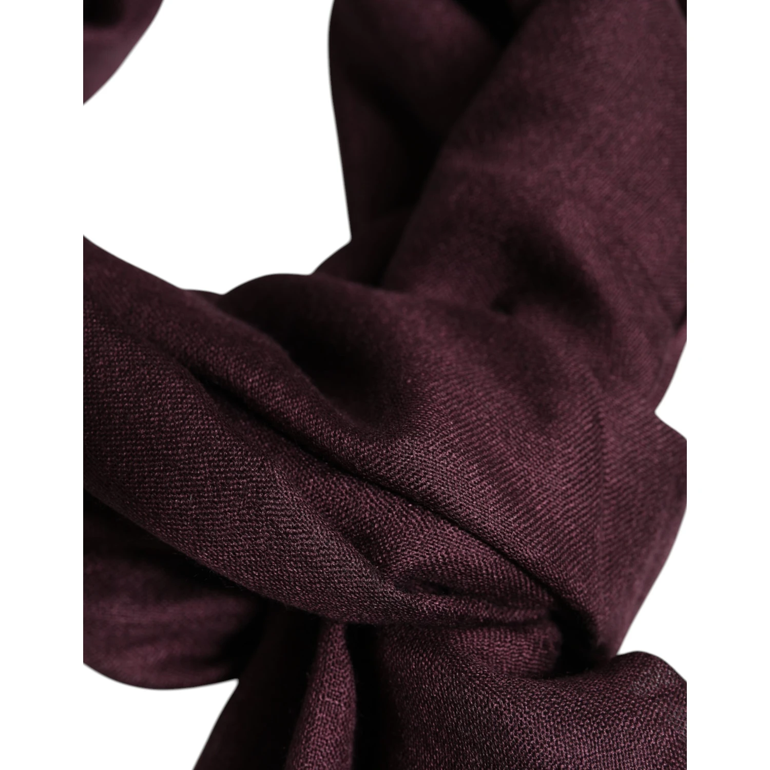 Maroon Cashmere Neck Warmer Wrap Shawl Scarf