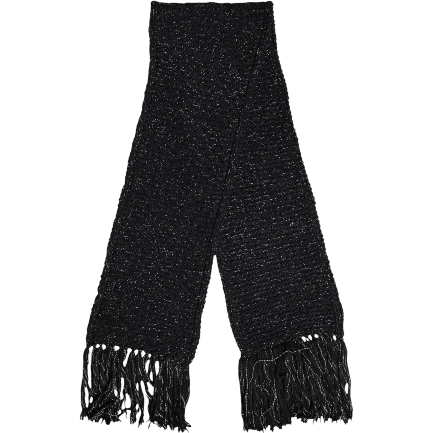Black Cashmere Neck Warmer Wrap Shawl Scarf