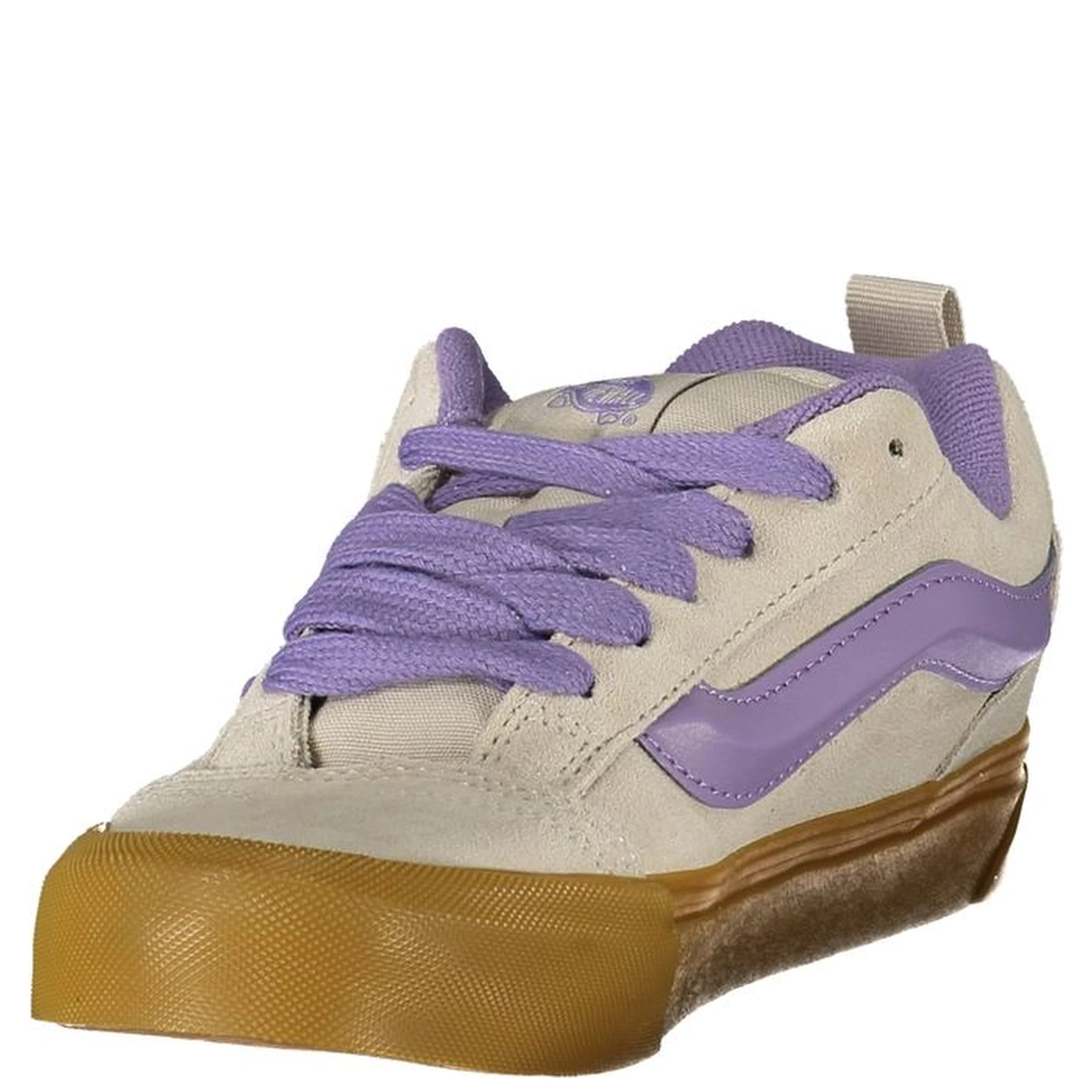 Gray Leather Women Sneaker