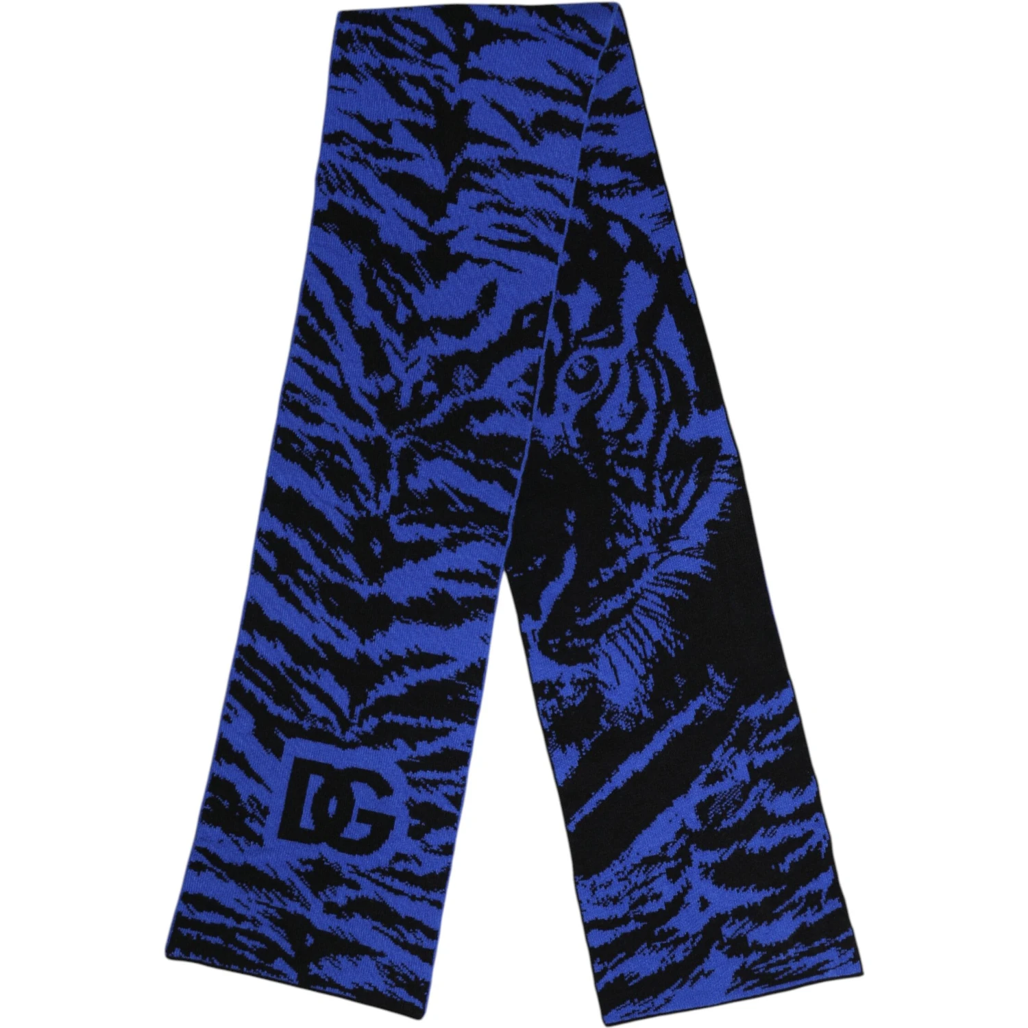 Blue Black Logo Neck Warmer Wrap Shawl Scarf