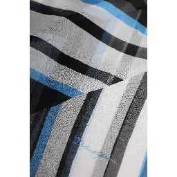 Multicolor Striped Neck Warmer Wrap Scarf