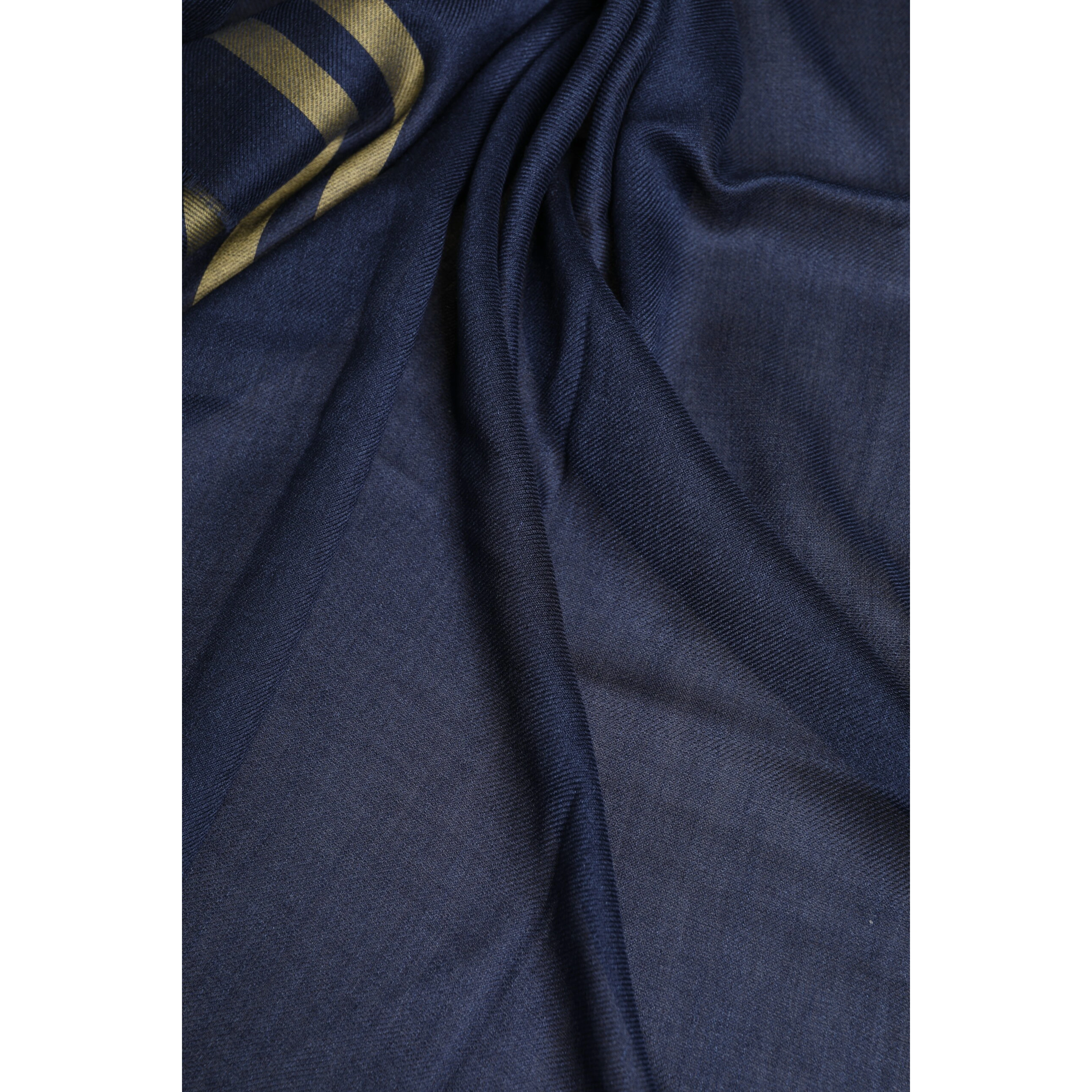 Blue Cashmere Neck Warmer Wrap Shawl Scarf