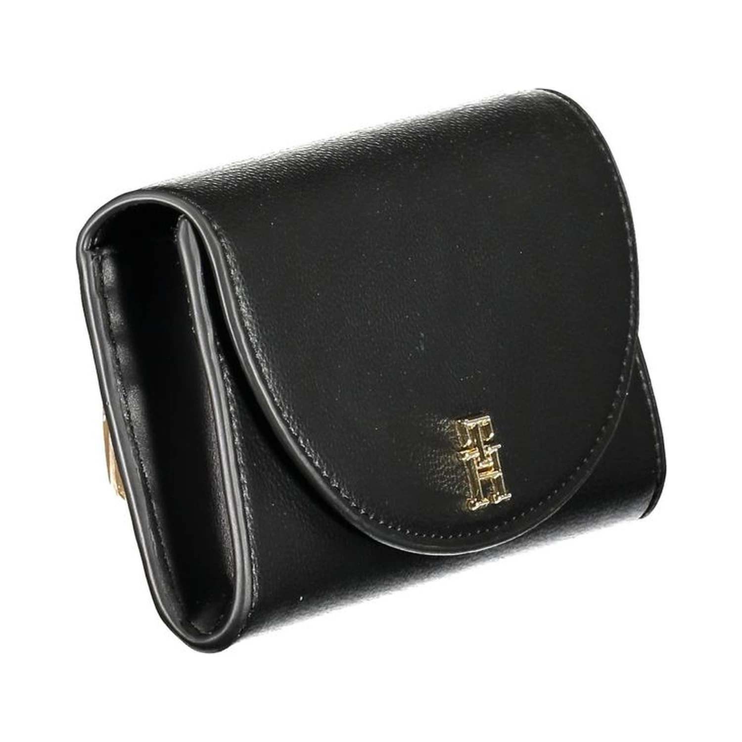 Black Polyurethane Women's Wallet