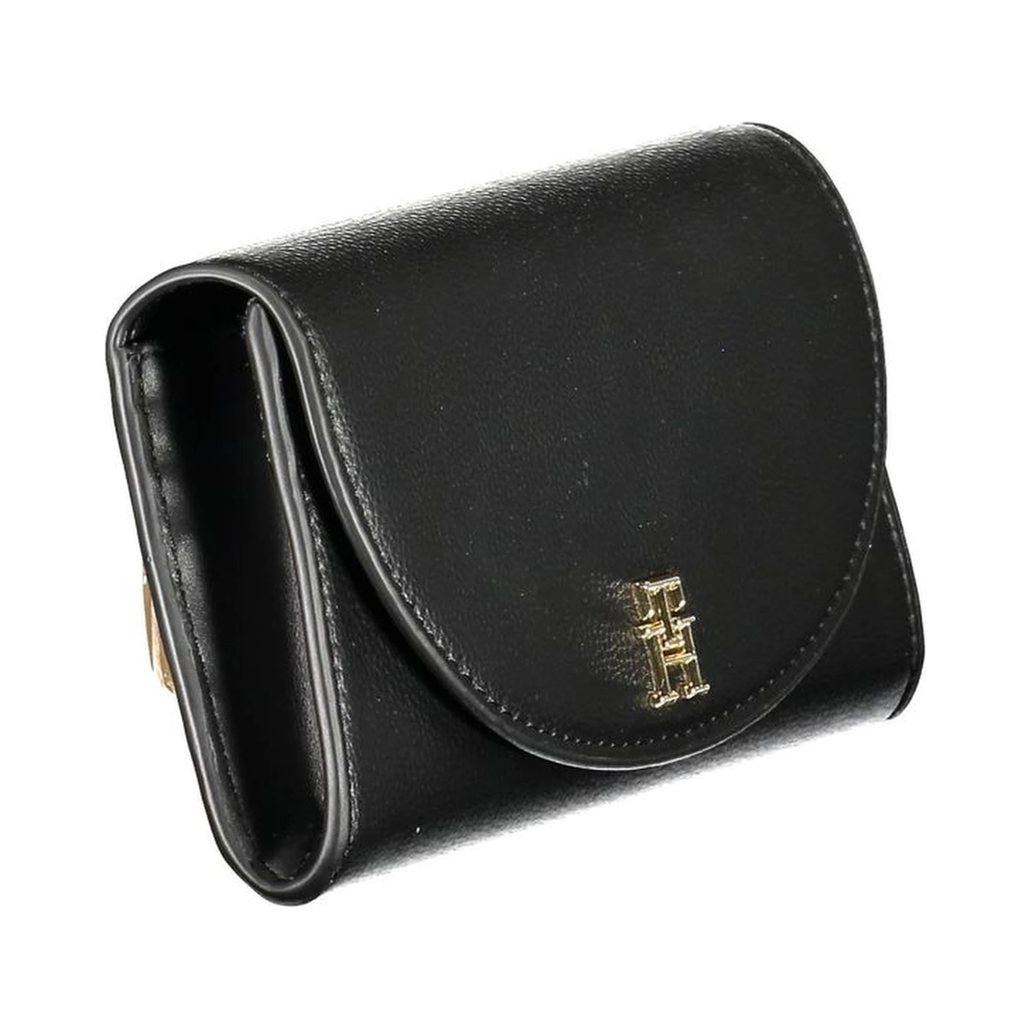 Black Polyurethane Women's Wallet