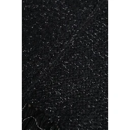 Black Cashmere Neck Warmer Wrap Shawl Scarf
