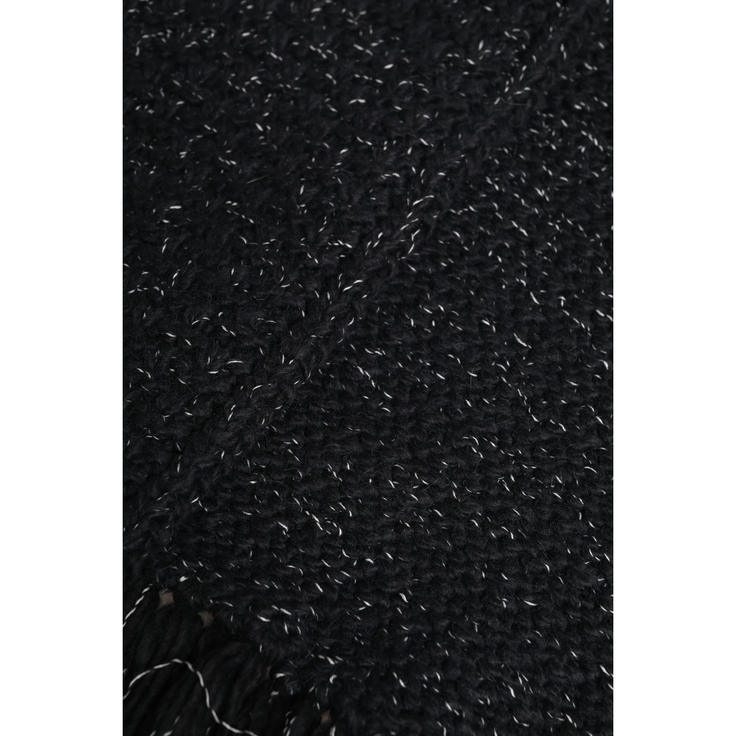 Black Cashmere Neck Warmer Wrap Shawl Scarf