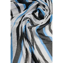 Multicolor Striped Neck Warmer Wrap Scarf