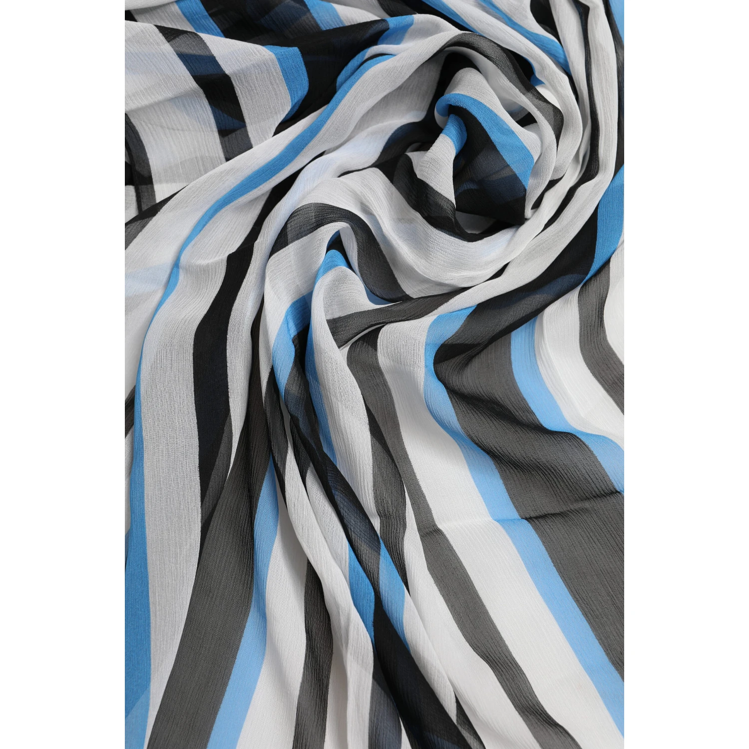 Multicolor Striped Neck Warmer Wrap Scarf