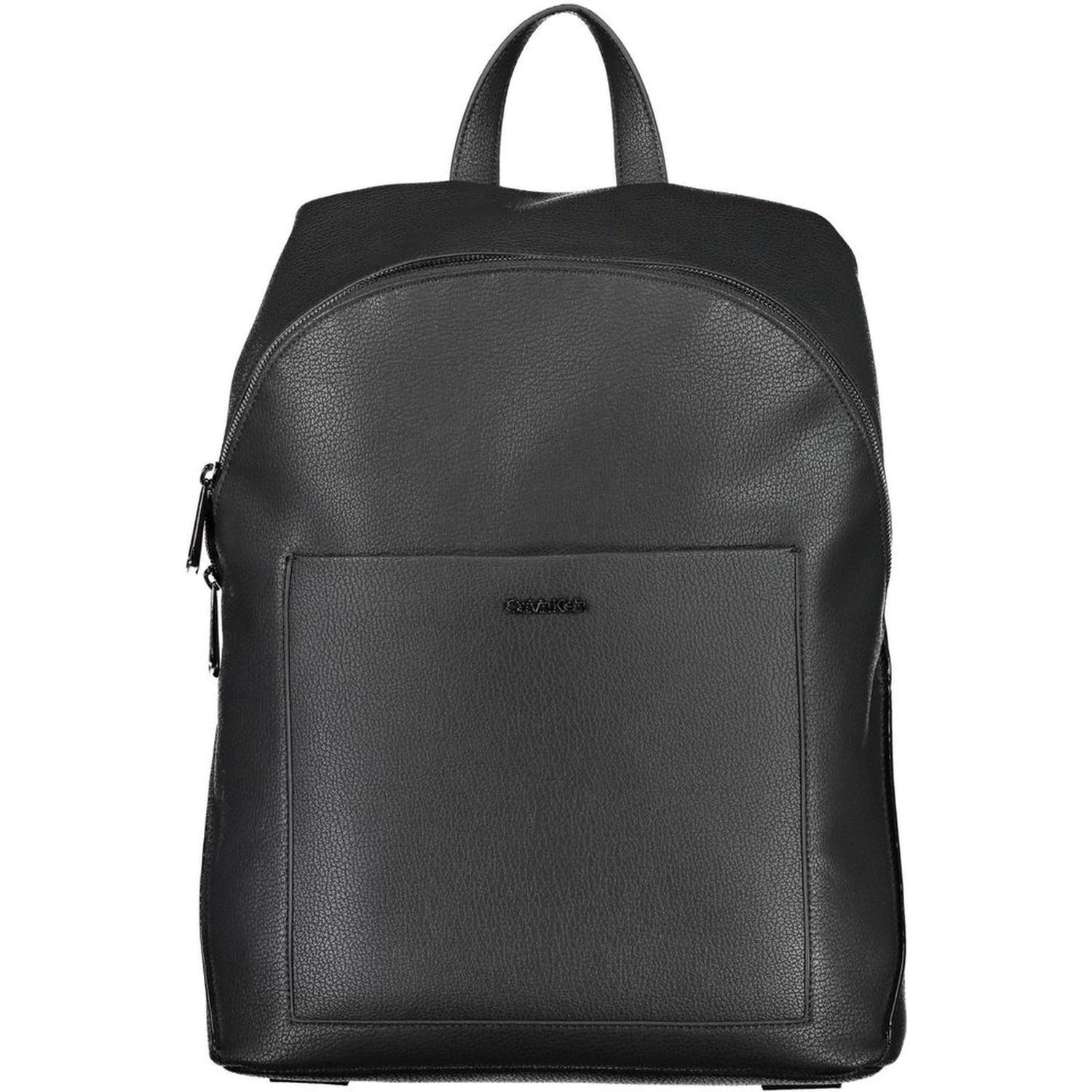 Black Polyester Backpack