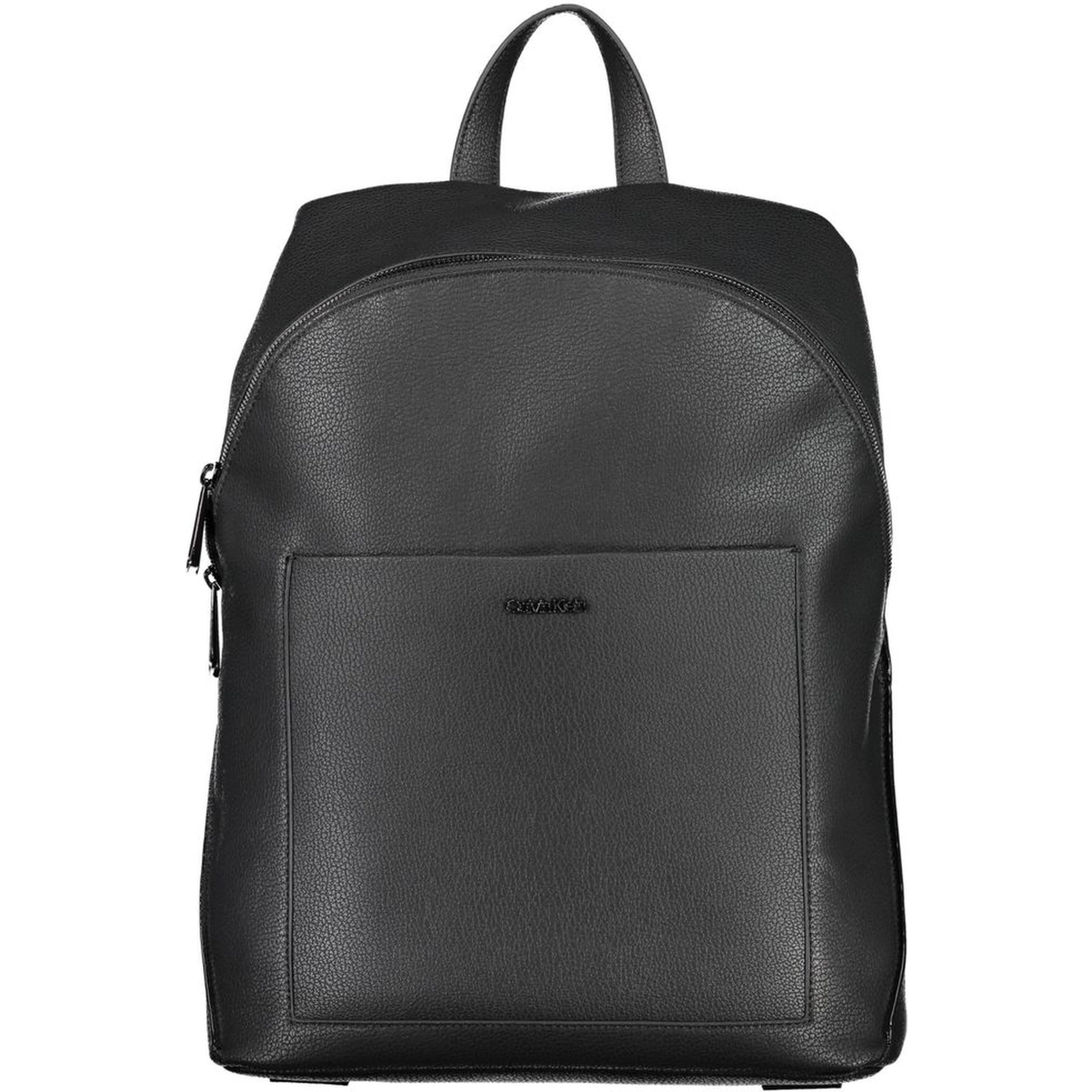 Black Polyester Backpack