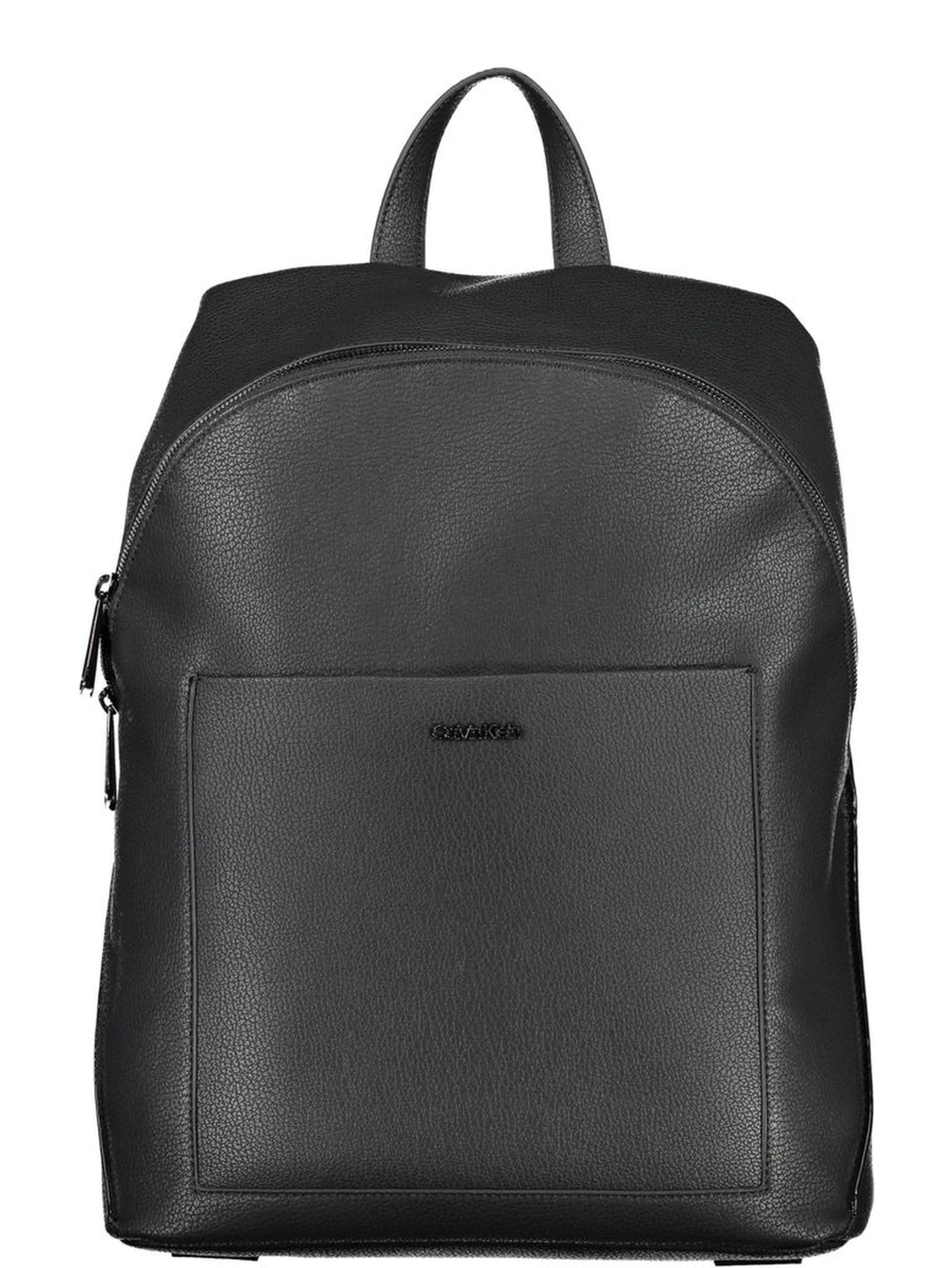 Black Polyester Backpack