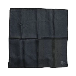 Blue DG Crown Silk Square Men Foulard Scarf
