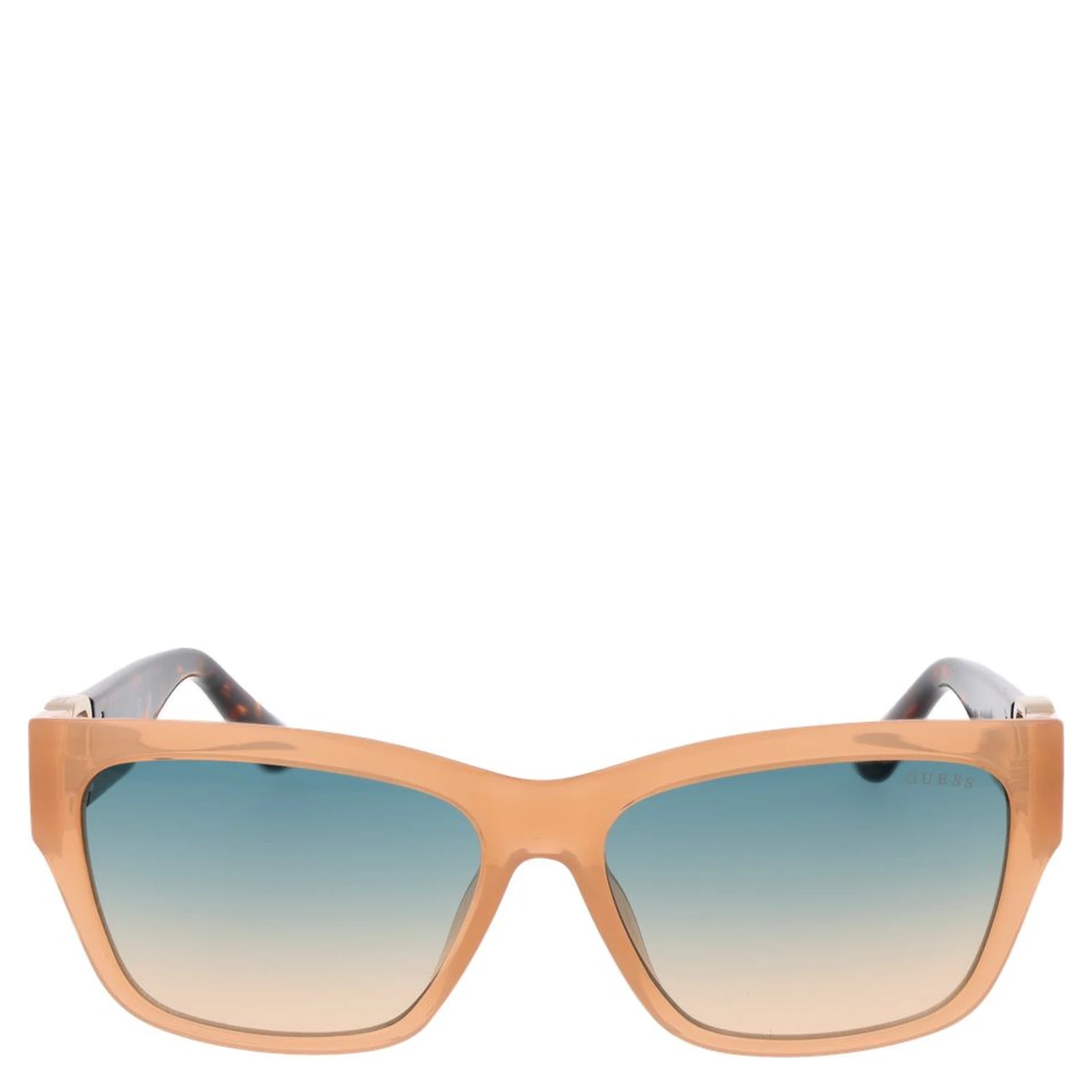 Beige Stainless Steel Sunglasses