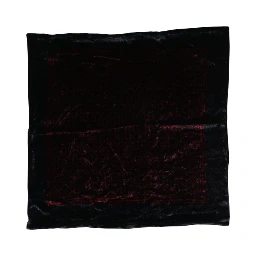 Black Red Viscose Square Men Foulard Scarf