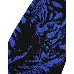 Blue Black Logo Neck Warmer Wrap Shawl Scarf