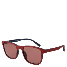 Red Stainless Steel Sunglasses