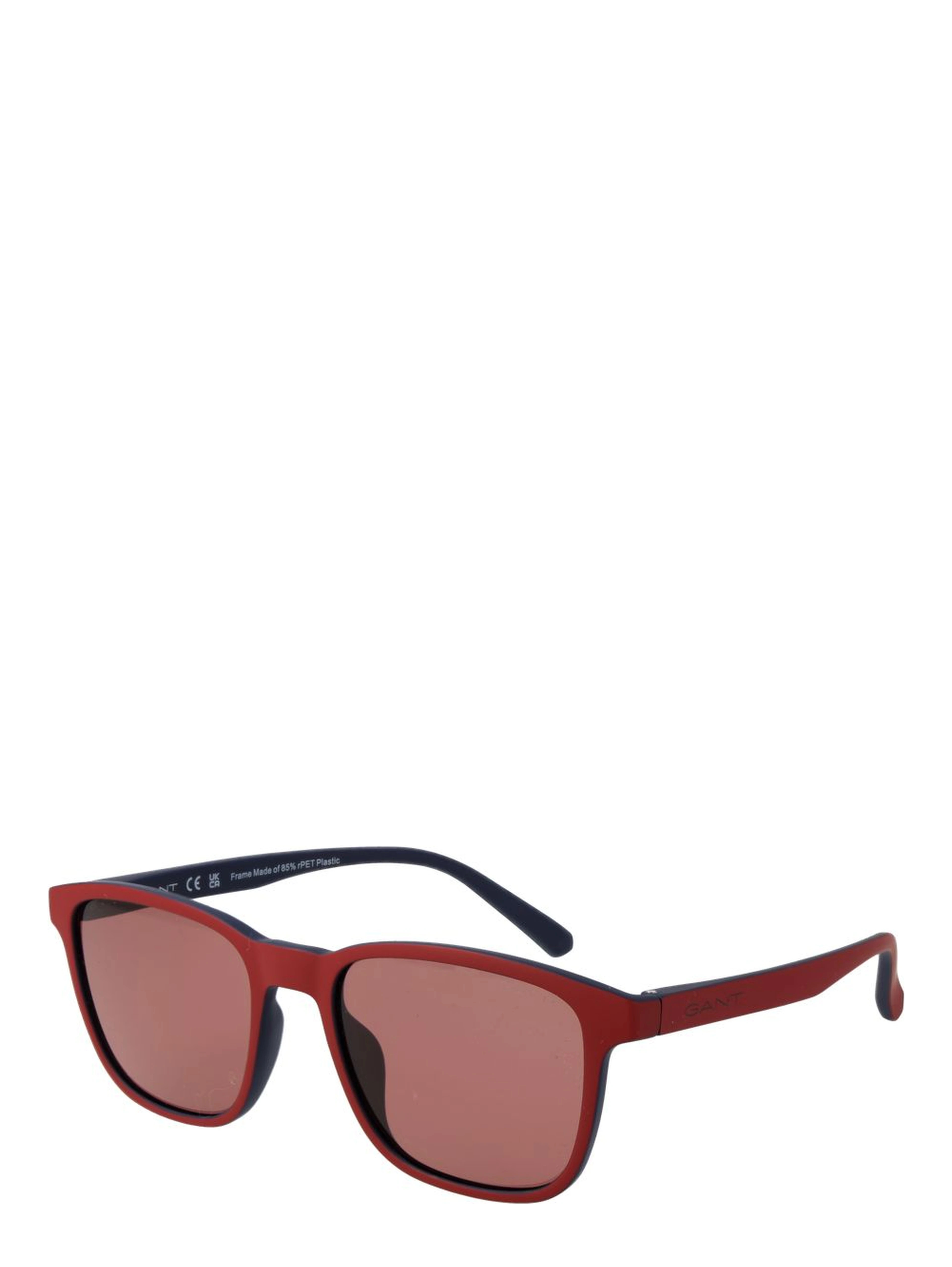 Red Stainless Steel Sunglasses