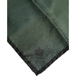 Green DG Crown Silk Square Men Foulard Scarf