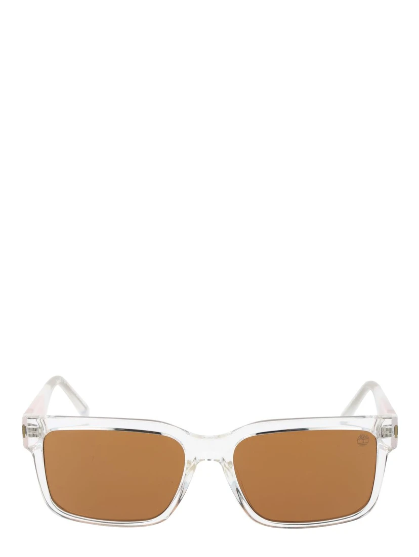 Transparent Stainless Steel Sunglasses