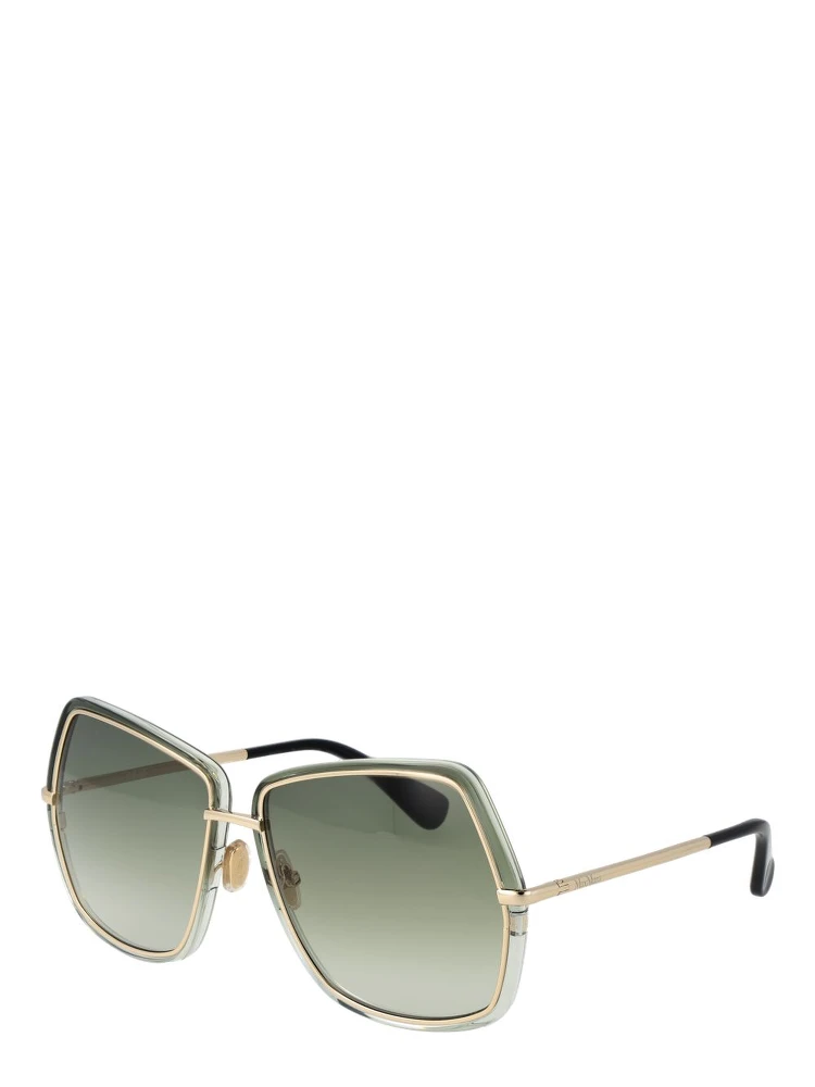 Green Metal Sunglasses