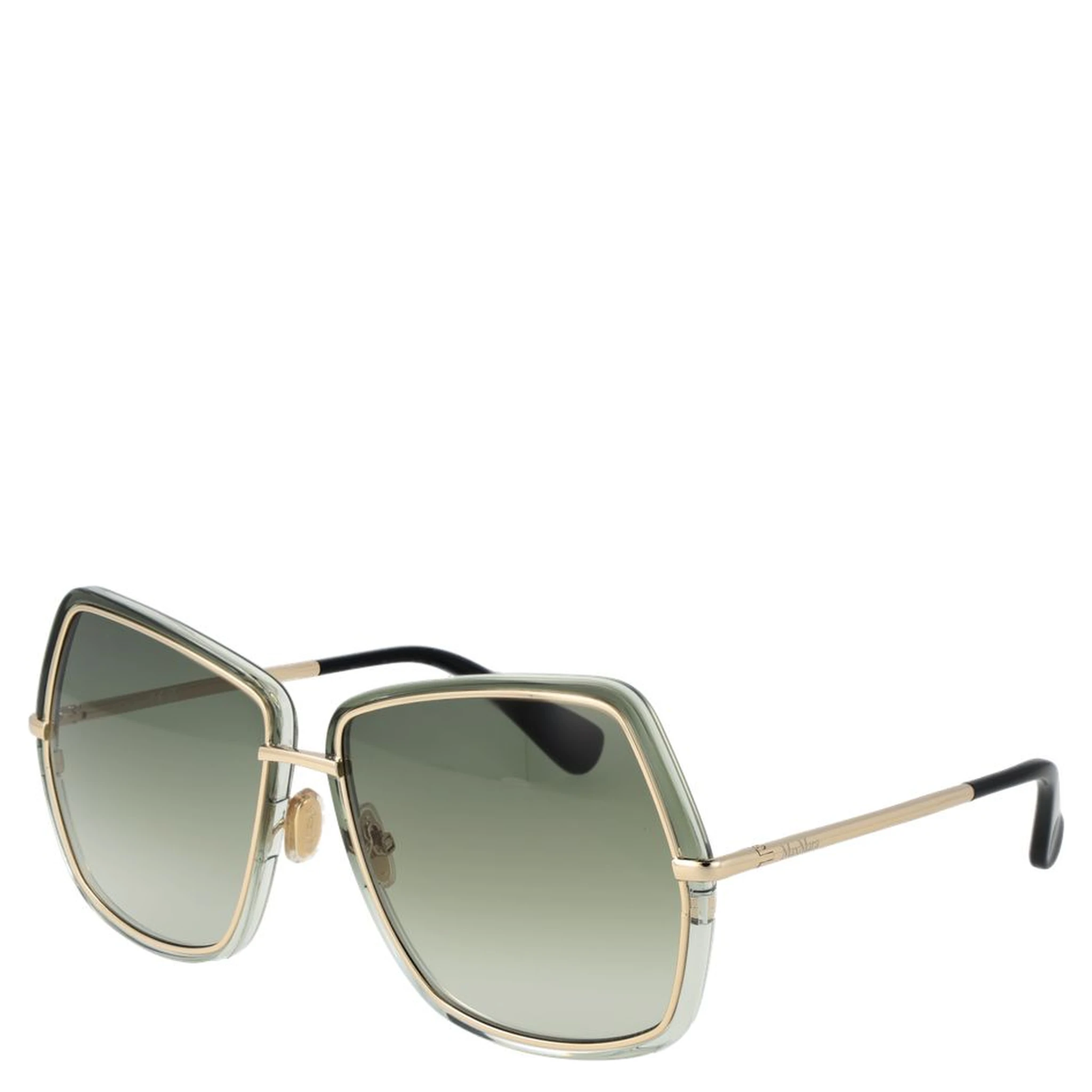 Green Metal Sunglasses