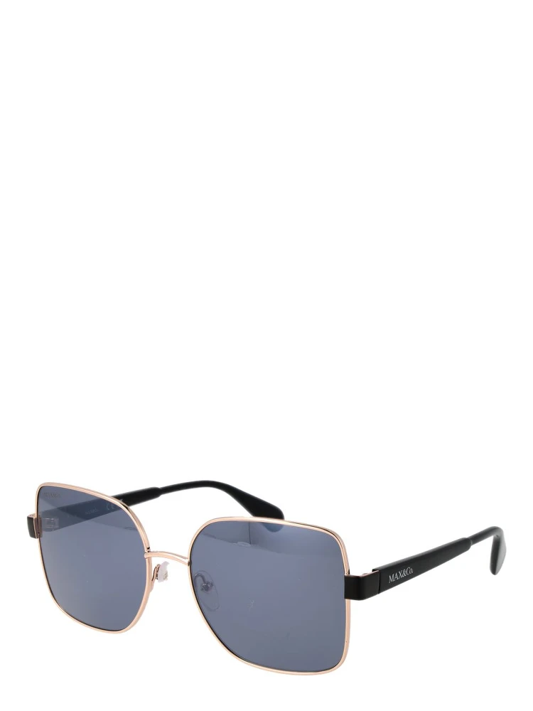Rose Gold Metal Sunglasses