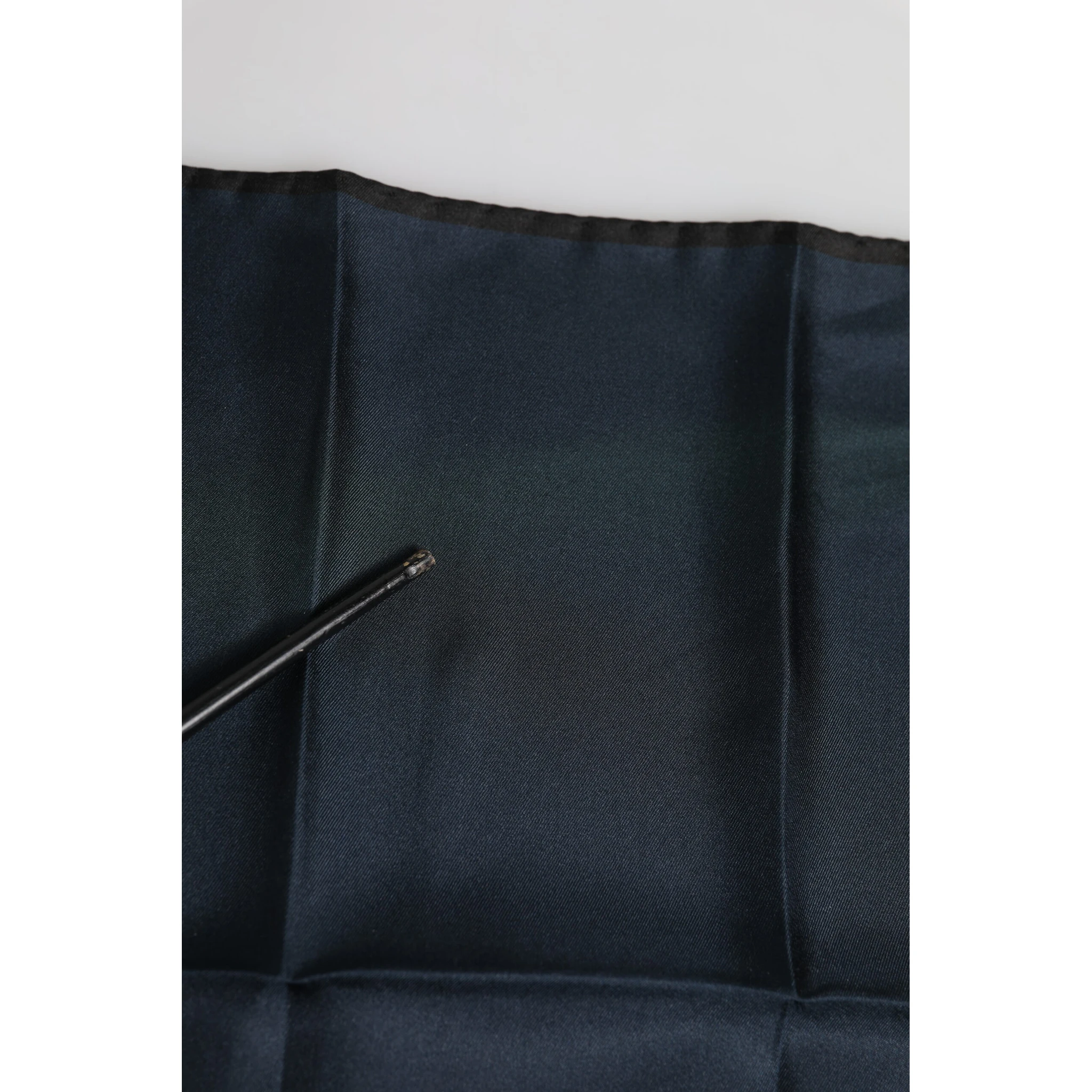 Blue DG Crown Silk Square Men Foulard Scarf
