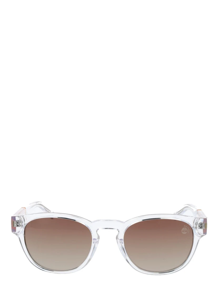 Transparent Stainless Steel Sunglasses