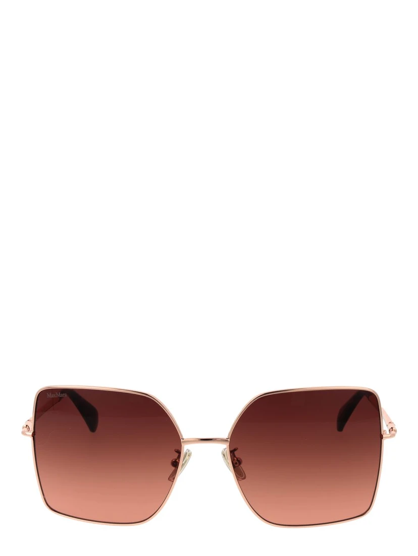 Rose Gold Metal Sunglasses