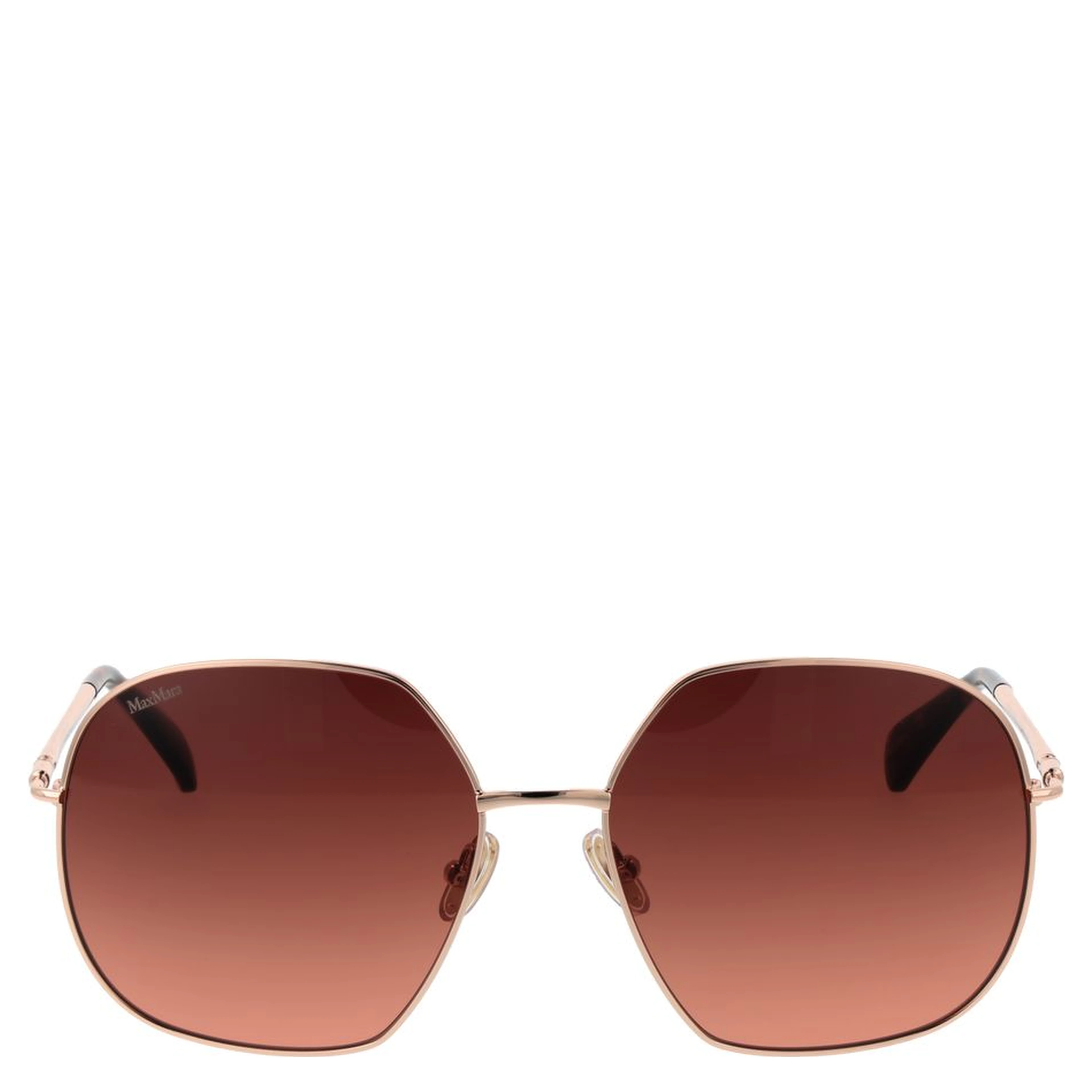 Rose Gold Metal Sunglasses