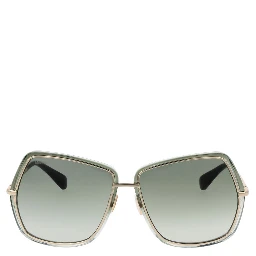 Green Metal Sunglasses