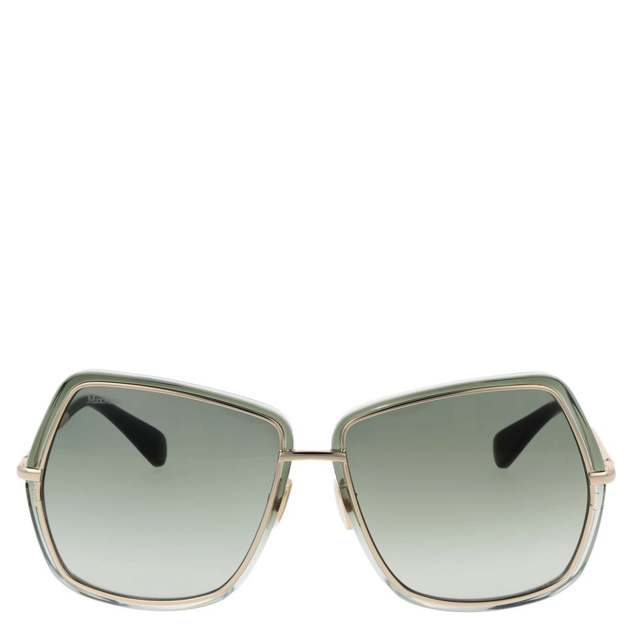 Green Metal Sunglasses
