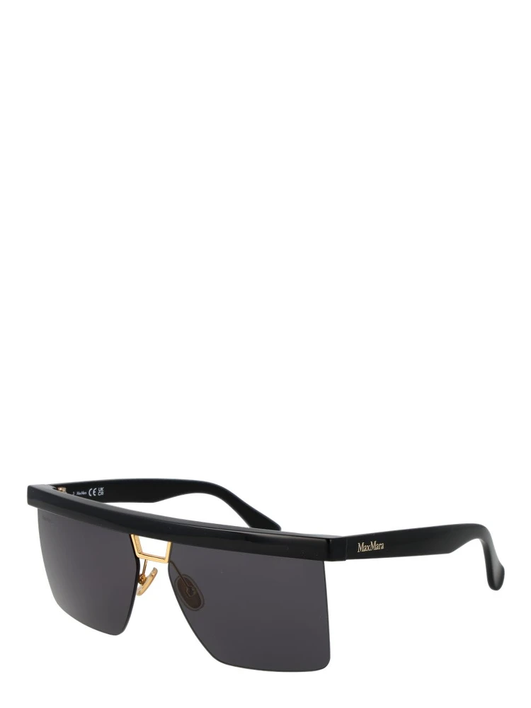 Black Stainless Steel Sunglasses