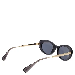 Gray Stainless Steel Sunglasses