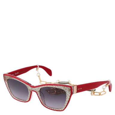 Red Plastic Sunglasses