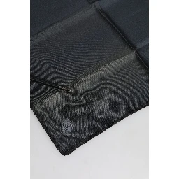 Blue DG Crown Silk Square Men Foulard Scarf