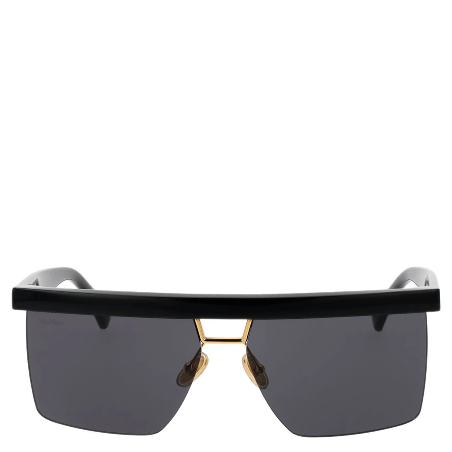 Black Stainless Steel Sunglasses