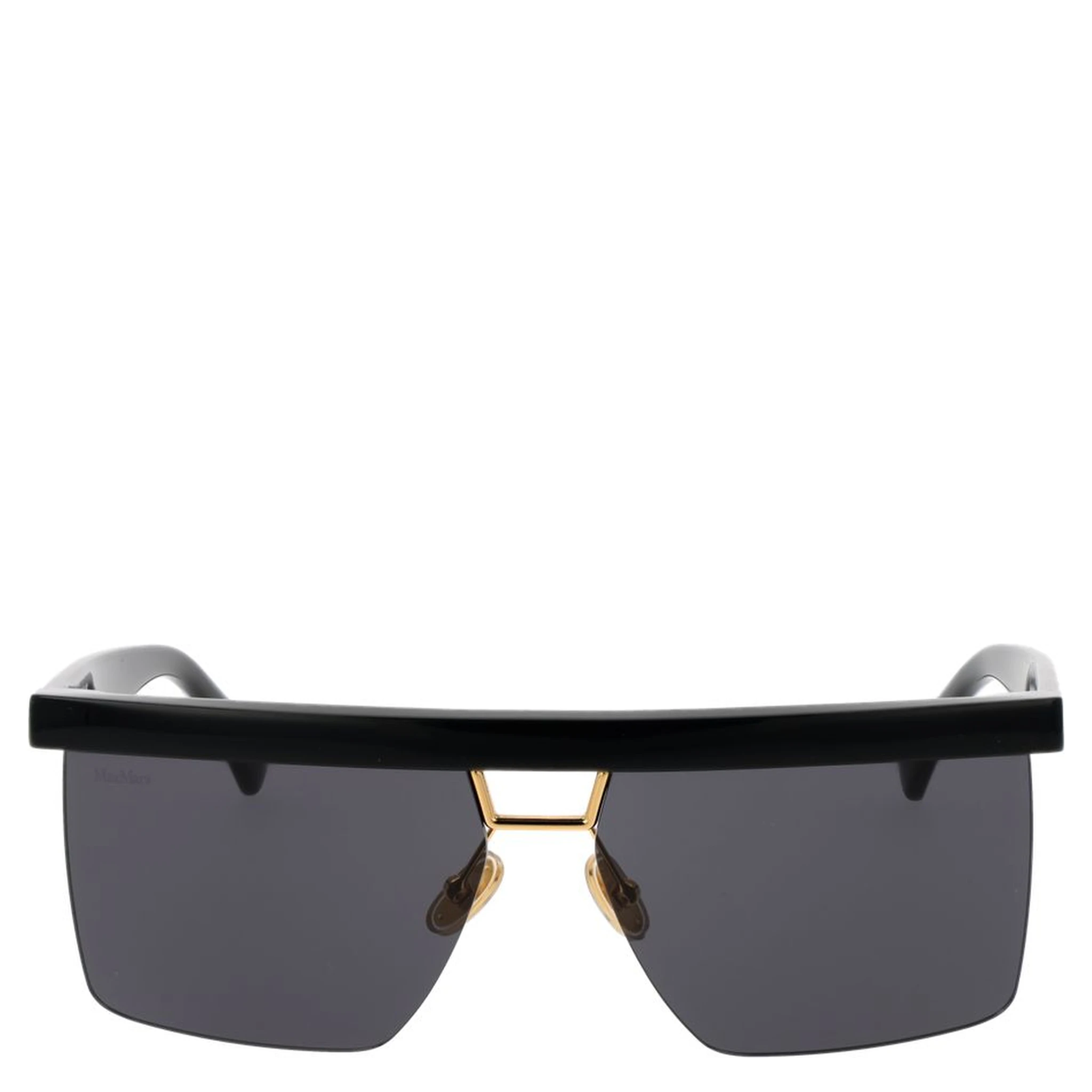 Black Stainless Steel Sunglasses
