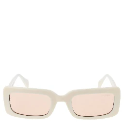 Beige Plastic Sunglasses