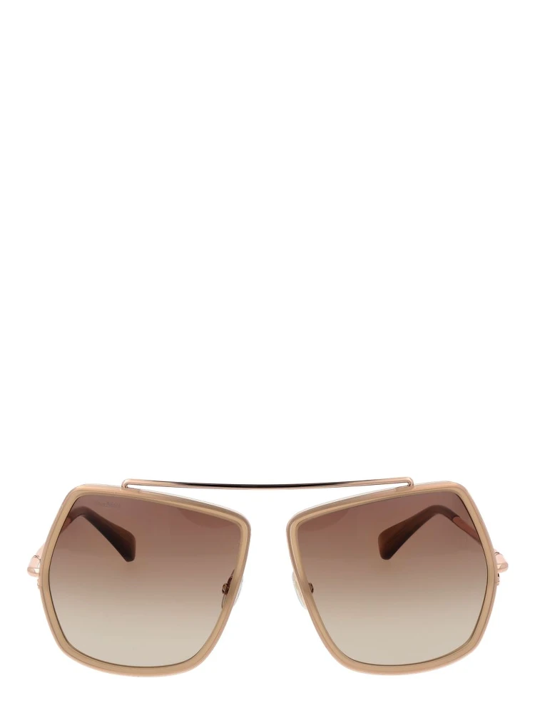 Beige Metal Sunglasses alternative