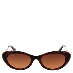 Brown Stainless Steel Sunglasses