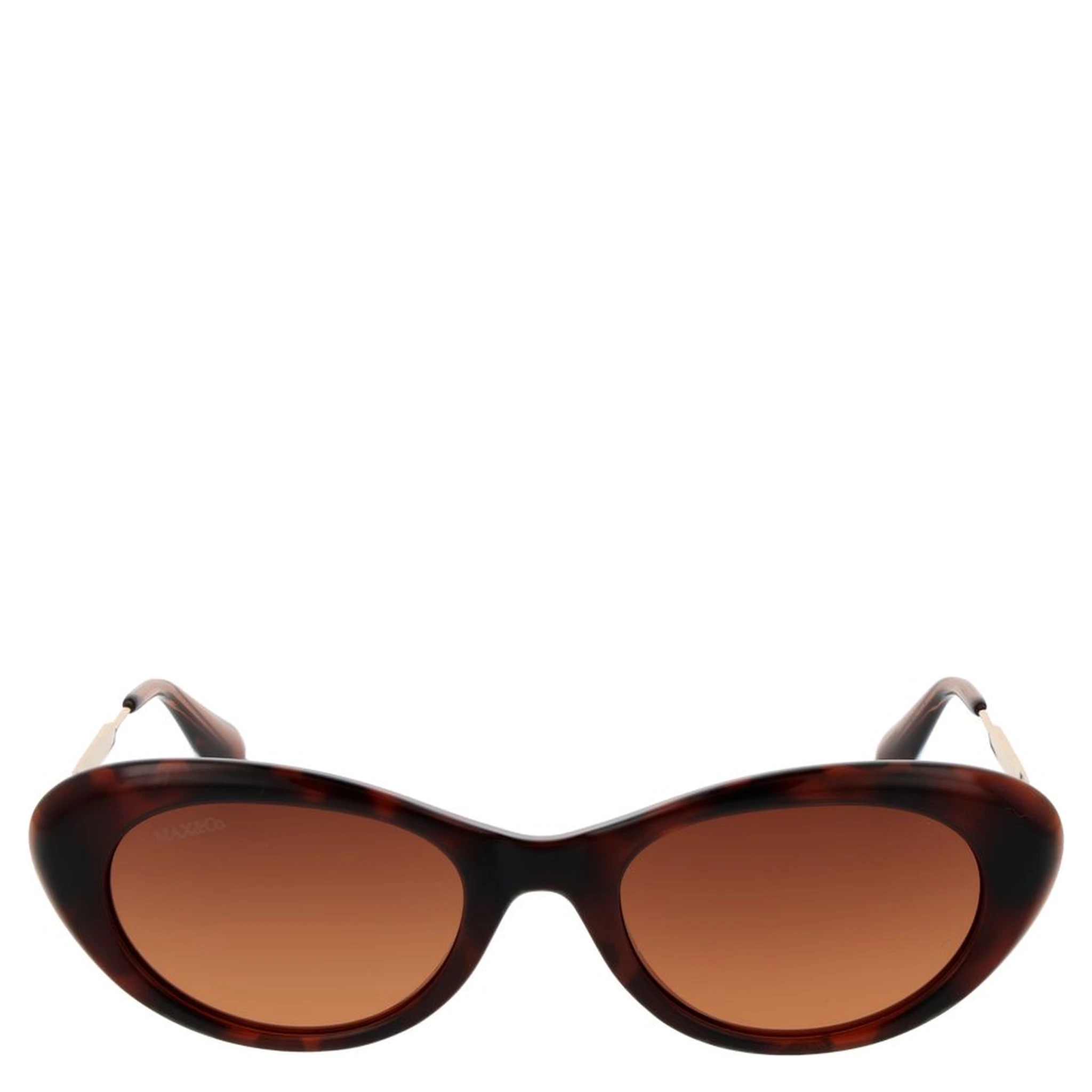 Brown Stainless Steel Sunglasses