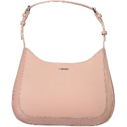 Pink Polyester Handbag