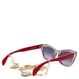 Red Plastic Sunglasses