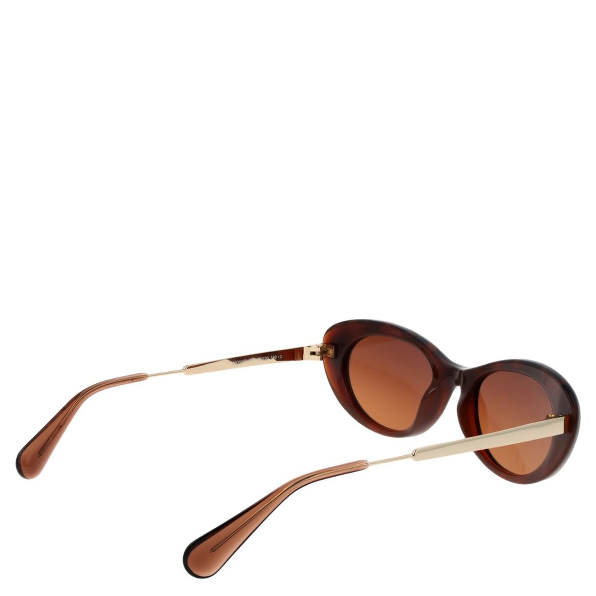 Brown Stainless Steel Sunglasses