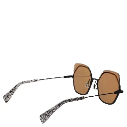 Gold Stainless Steel Sunglasses