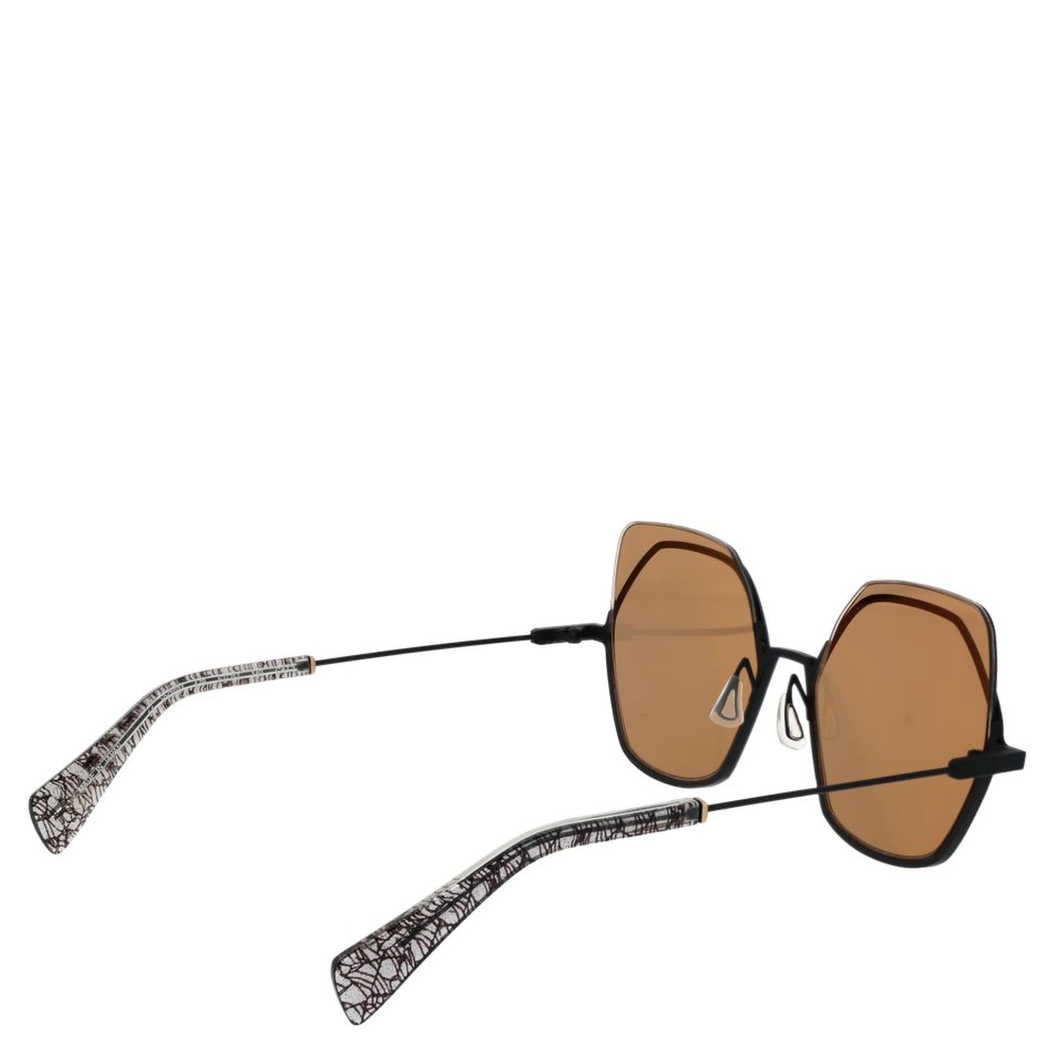 Gold Stainless Steel Sunglasses